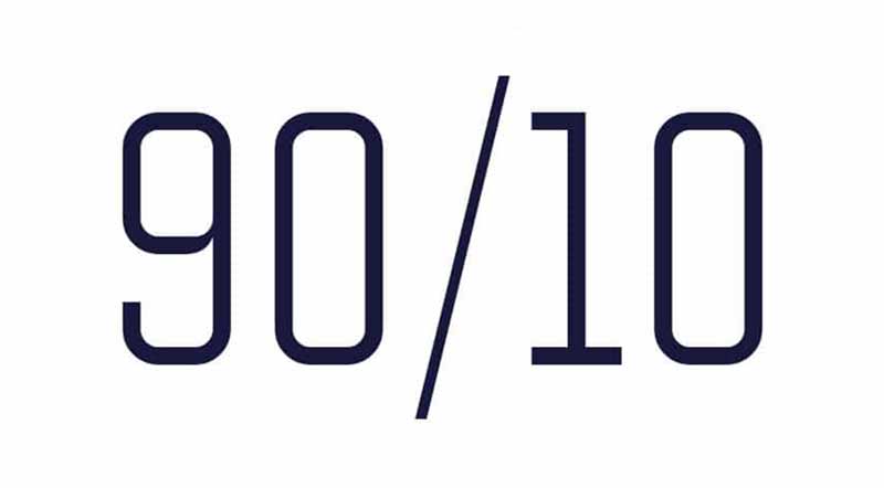 90/10